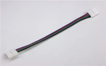10ШТ 4-контактный разъем Провода Кабеля для светодиодной ленты 5050 RGB Цветная печатная плата 10 мм