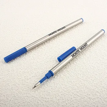 5 шт. Роскошная качественная ручка-роллер с синими чернилами для заправки, Новые Офисные школьные принадлежности, Канцелярские принадлежности