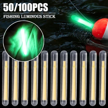 50ШТ 4,5 мм Поплавочная Удочка для ночной Рыбалки С Подсветкой S L Light Dark Glow Stick Полезные Аксессуары Для флуоресцентных ламп для Рыбалки