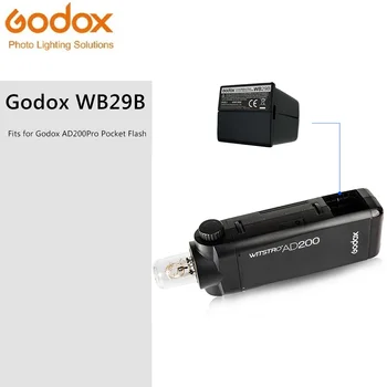 Godox WB29 WB29B Оригинальная Замена Батареи 14,8 V 3100mAh для Xplor AD200 AD200Pro Godox AD200 AD200Pro