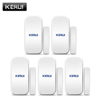 KERUI Интеллектуальный Беспроводной Дверной Зазор Новый Белый 433 МГц Контактный Беспроводной Дверной Оконный Магнитный Детектор Входа Датчик Оконных Датчиков