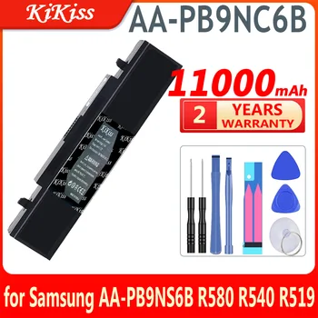 KiKiss Аккумулятор для ноутбука Samsung AA-PB9NS6B PB9NC6B R580 R540 R519 R525 R430 R530 RV511 RV411 RV508 R528 Aa Pb9ns6b Batterie