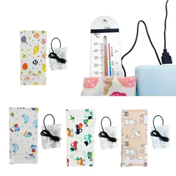 USB-подогреватель для молока и воды, прогулочная коляска, изолированная сумка, подогреватель бутылочек для кормления ребенка