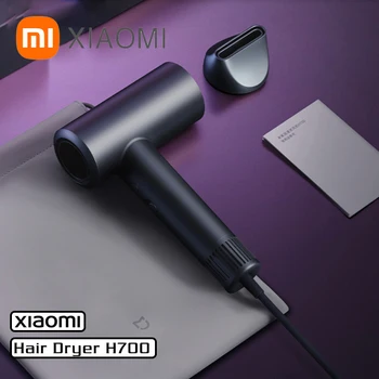 Xiaomi Высокоскоростной Фен H700 Сильный ветер Компактная Четкость Цветной экран Контроль температуры Отрицательный Анион Мода