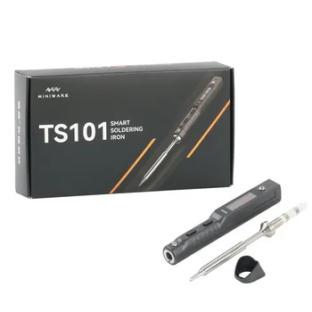 Оригинальный мини TS101 Цифровой электрический USB Умный Регулируемый паяльник 65 Вт, ЖК-программируемая мощность TS100 Обновлен