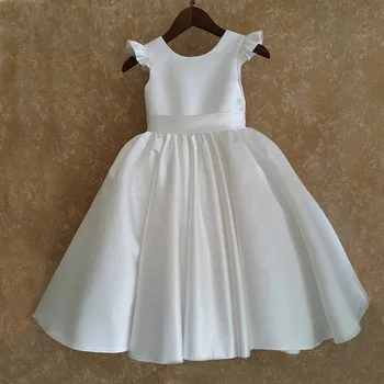 Платья для маленьких девочек на день рождения, свадьбу, детскую одежду, платье для Первого причастия, костюм