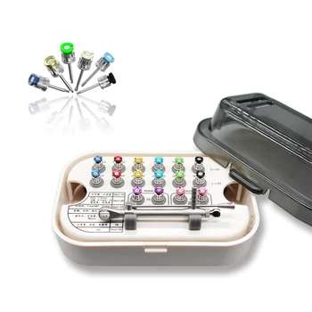 Универсальный Динамометрический ключ для ремонта зубных имплантатов, ручные приводы, комплект из 16 шт.