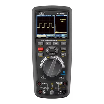 цифровой мультиметр, осциллограф, цветной ЖК-экран usb DT-9989, профессиональный инструмент для проверки текущего напряжения электрика